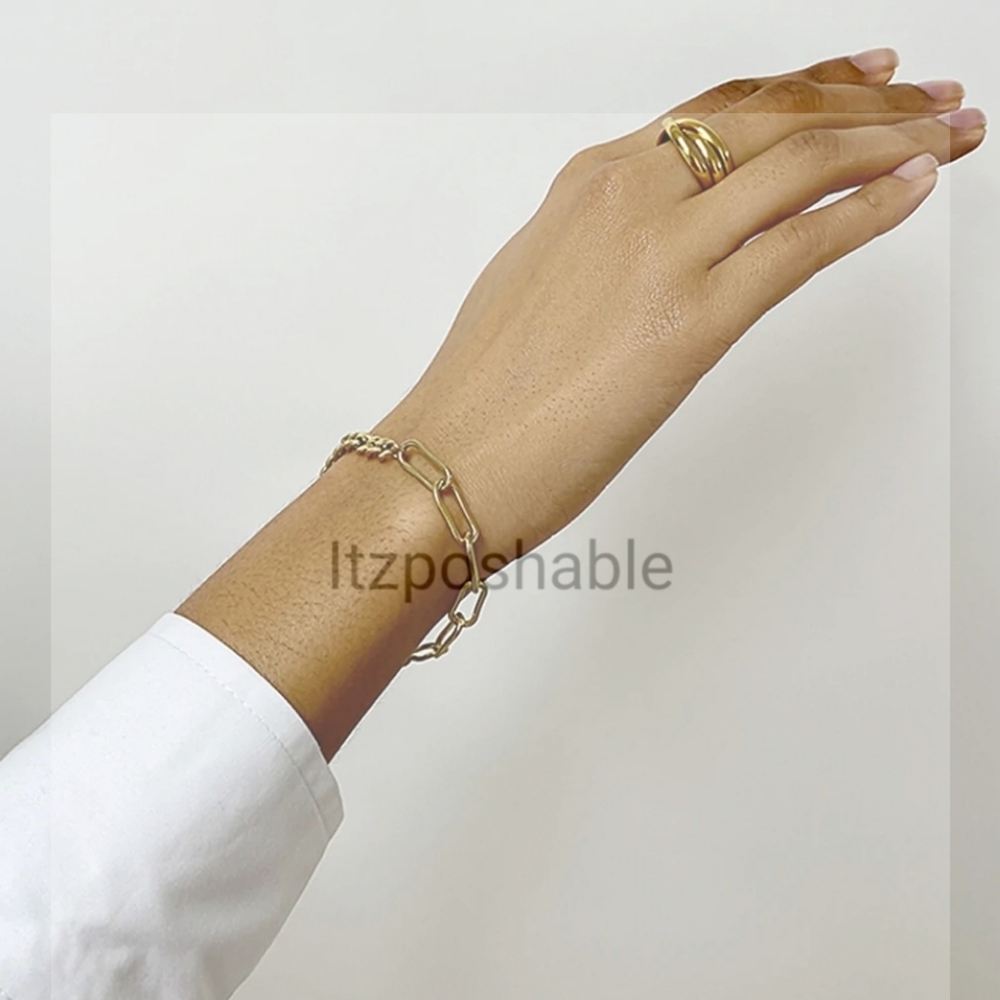 Adornia Goldtone Toggle Bracelet